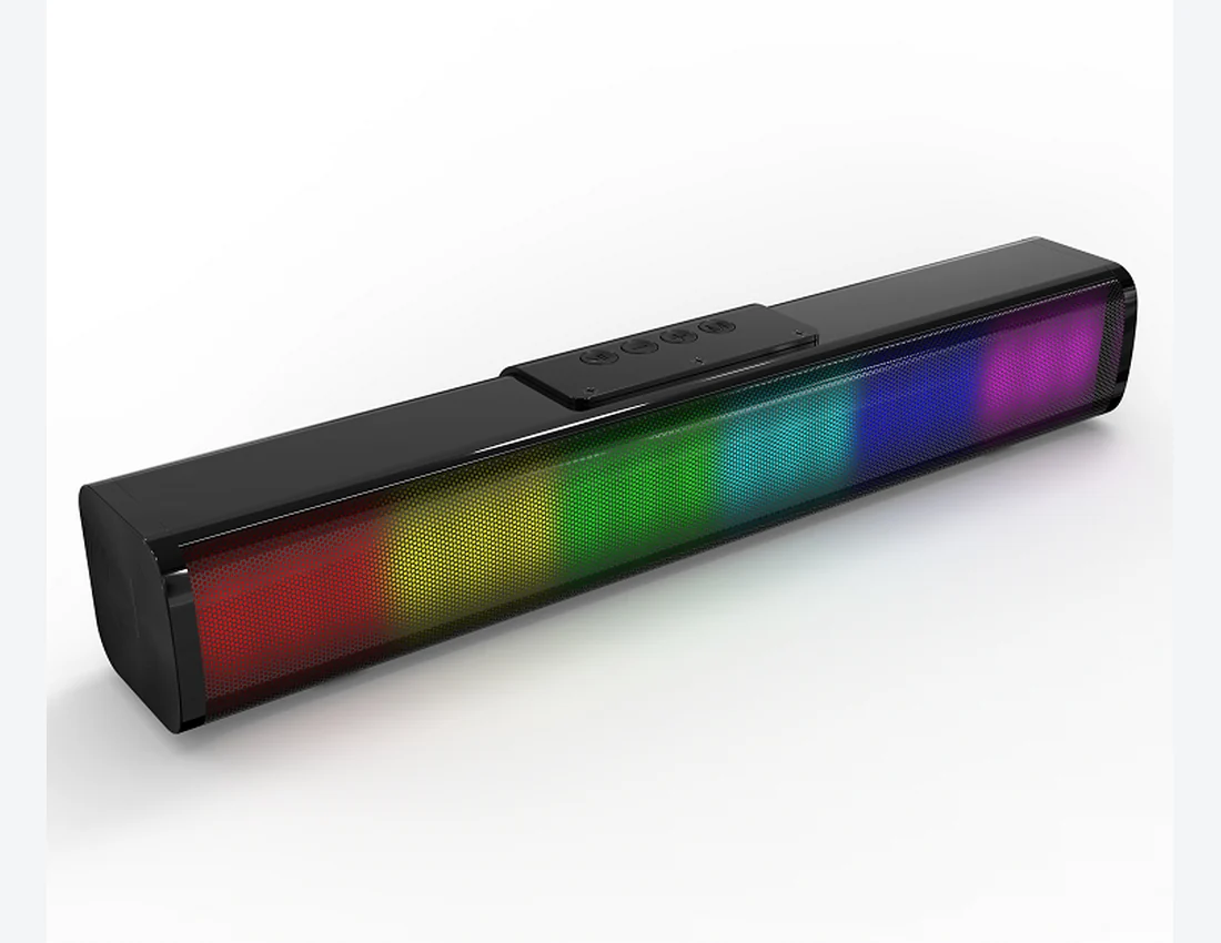 D02 10W Desktop Soundbar Speaker & Audio System